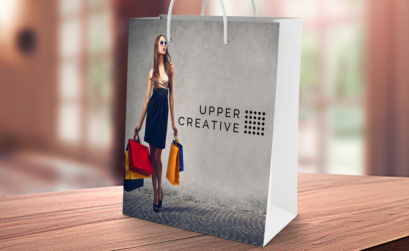 UPPER CREATIVE ショッピングバッグデザイン